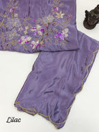 Pure Soft Chinon Silk Saree