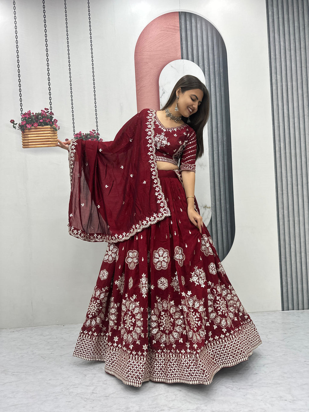 Embroidered Lehenga Choli👗
