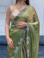 RICH SOFT SPACE SILK SAREE