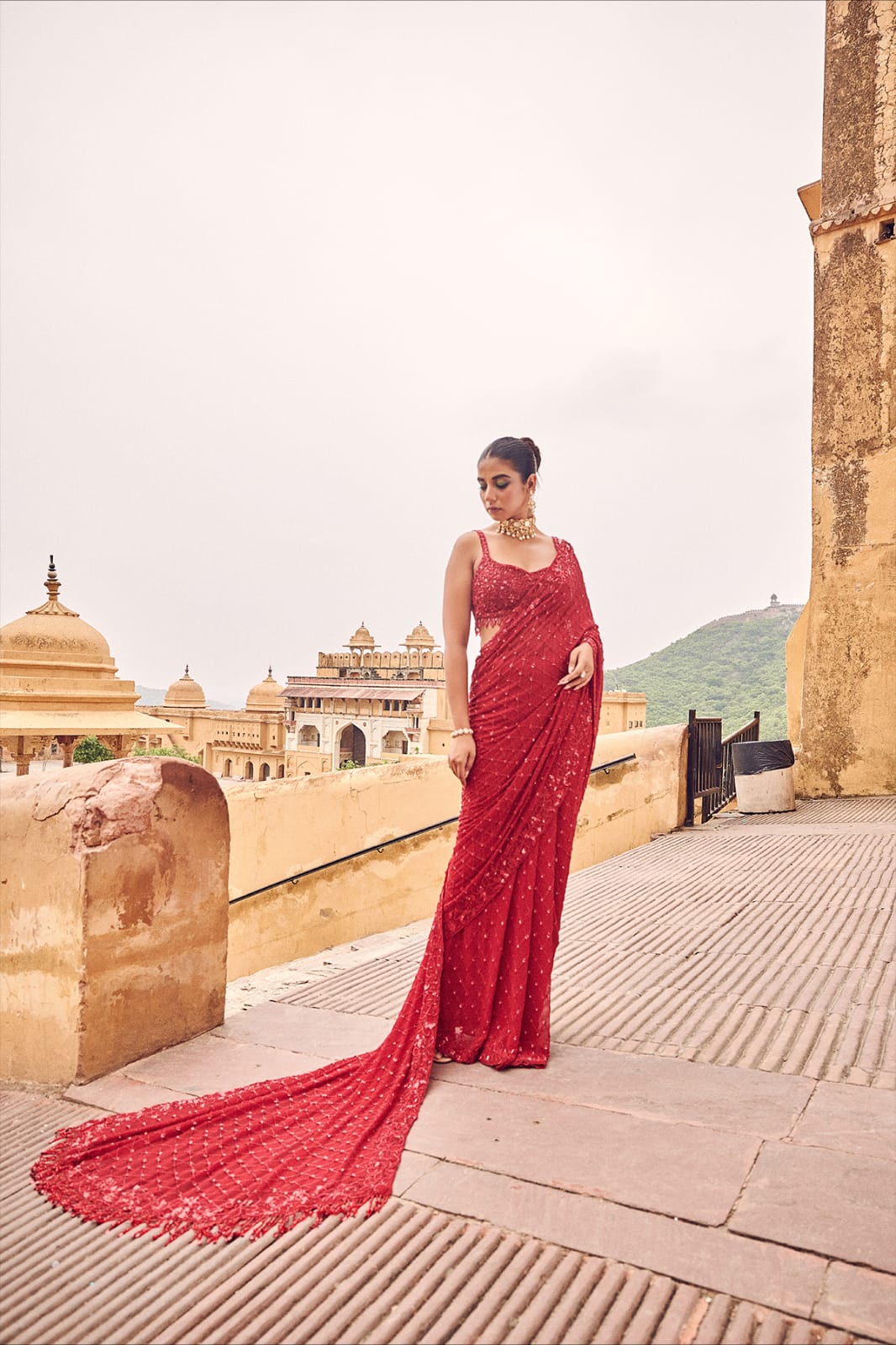 Bollywood BlockBuster Sequins Design Saree