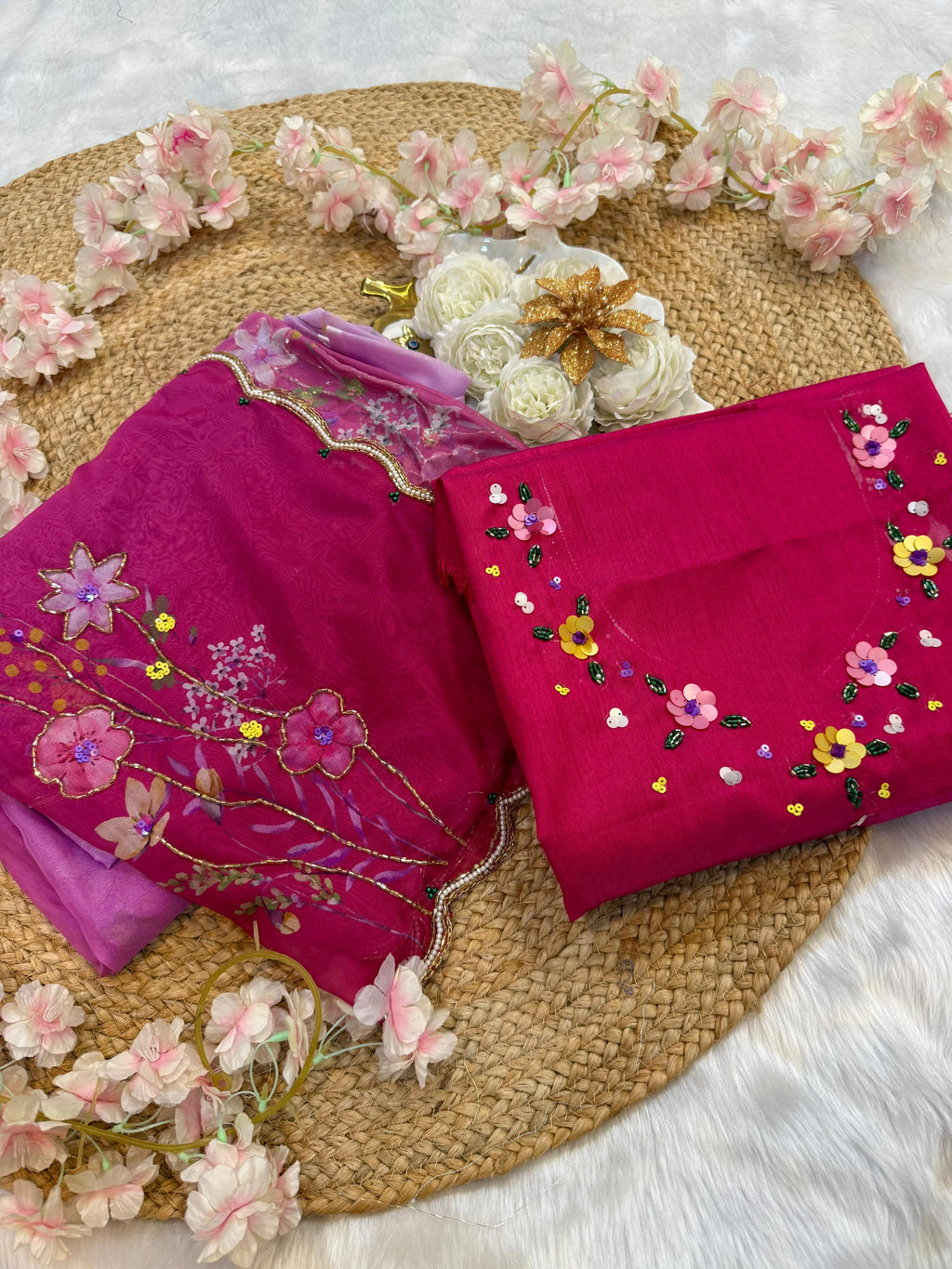 Pure Soft Tebby Silk Saree
