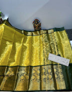 KANCHIVARAM GREEN SILK SAREE