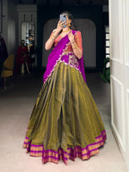 Kanchipuram Zari Weaving Lehenga