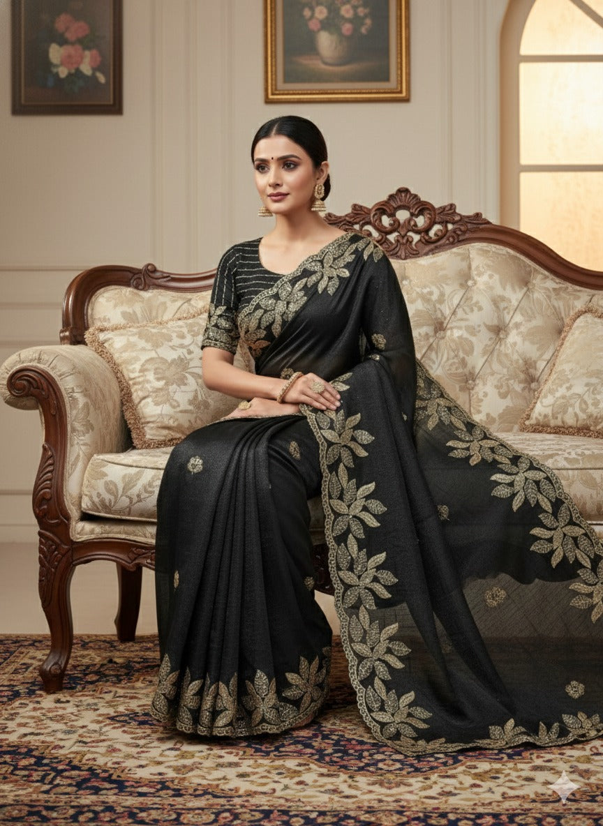 Soft JimmiChoo Silk Saree