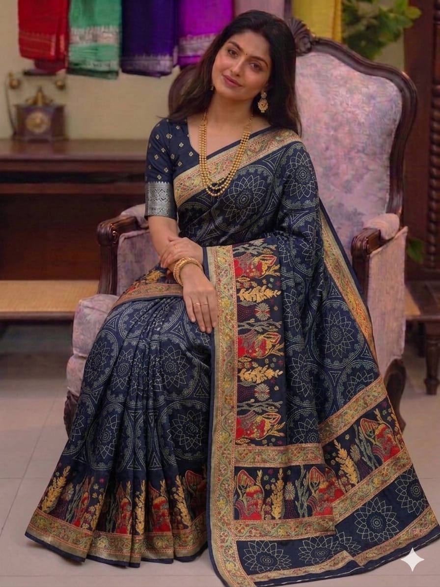 Heavy marshmellow blooming Saree