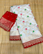 DURGA POOJA SPECIAL PURE KHADHI SAREE