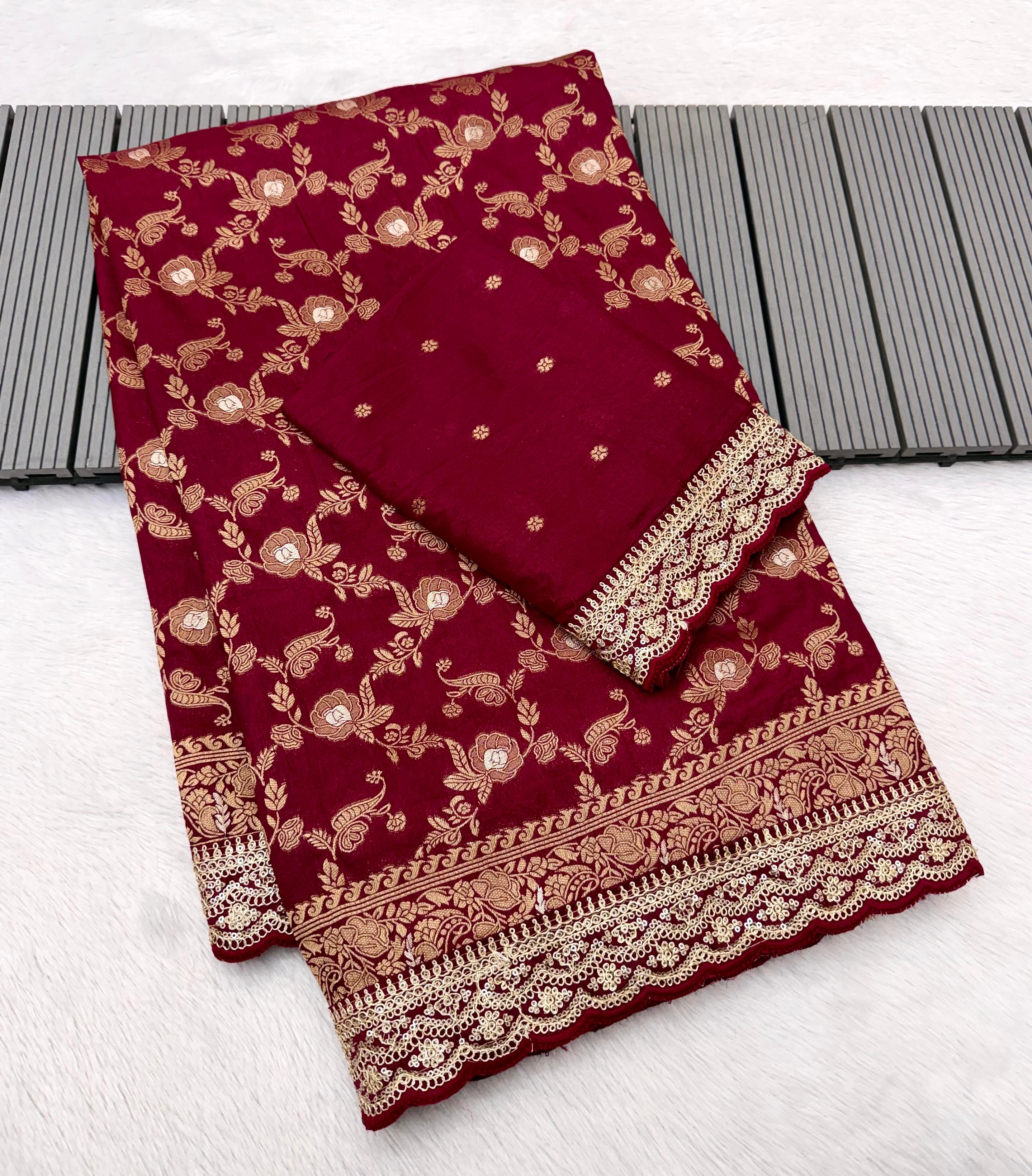 Charming Pure Khadi Saree