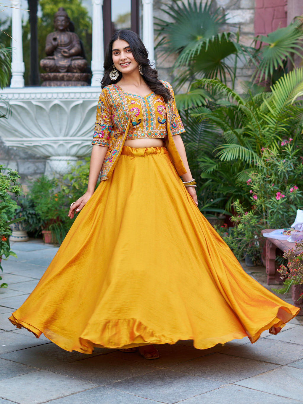 New Festival Lehenga choli & koti👗