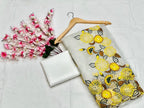 Khadi Organza Design Embroidery Saree