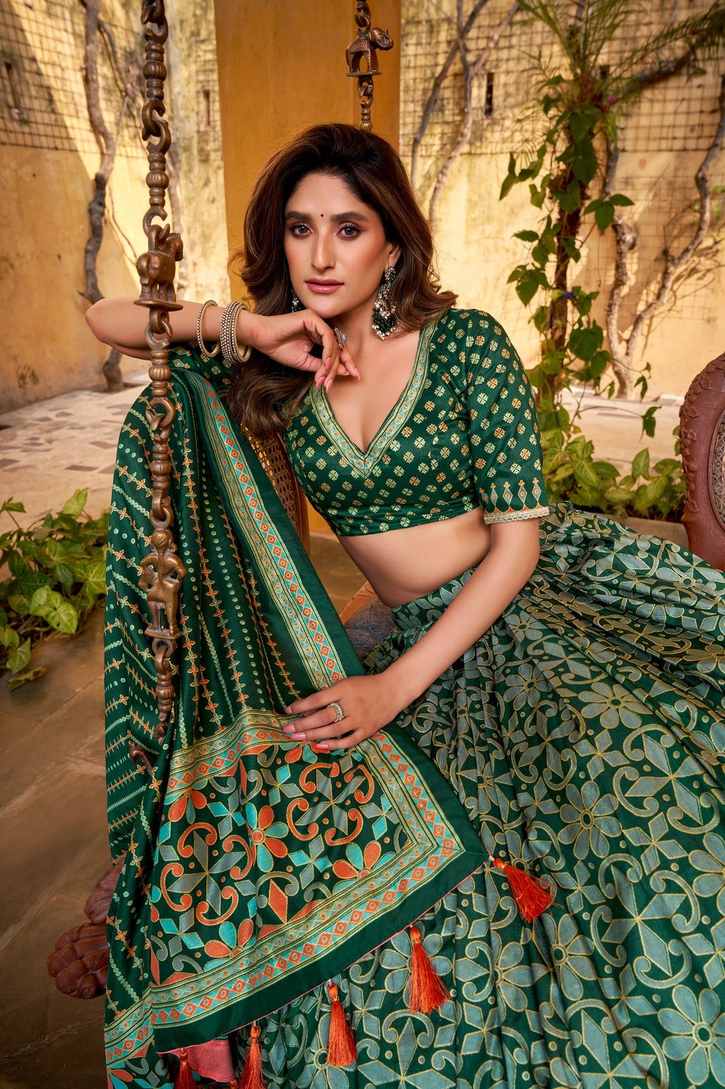 Festival Special Tasar Silk Lahenga Choli