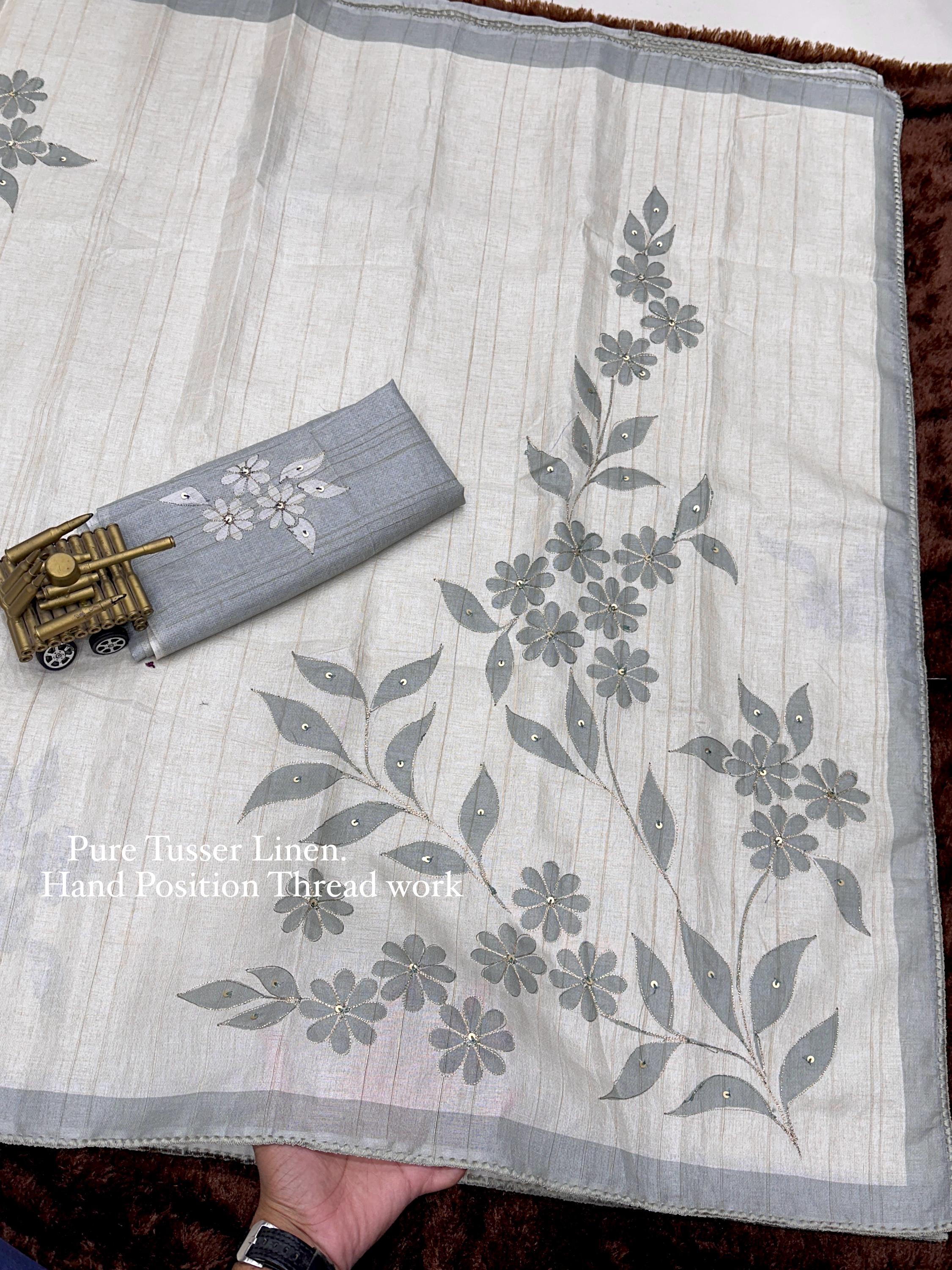 Sandhya Linen Cotton Saree