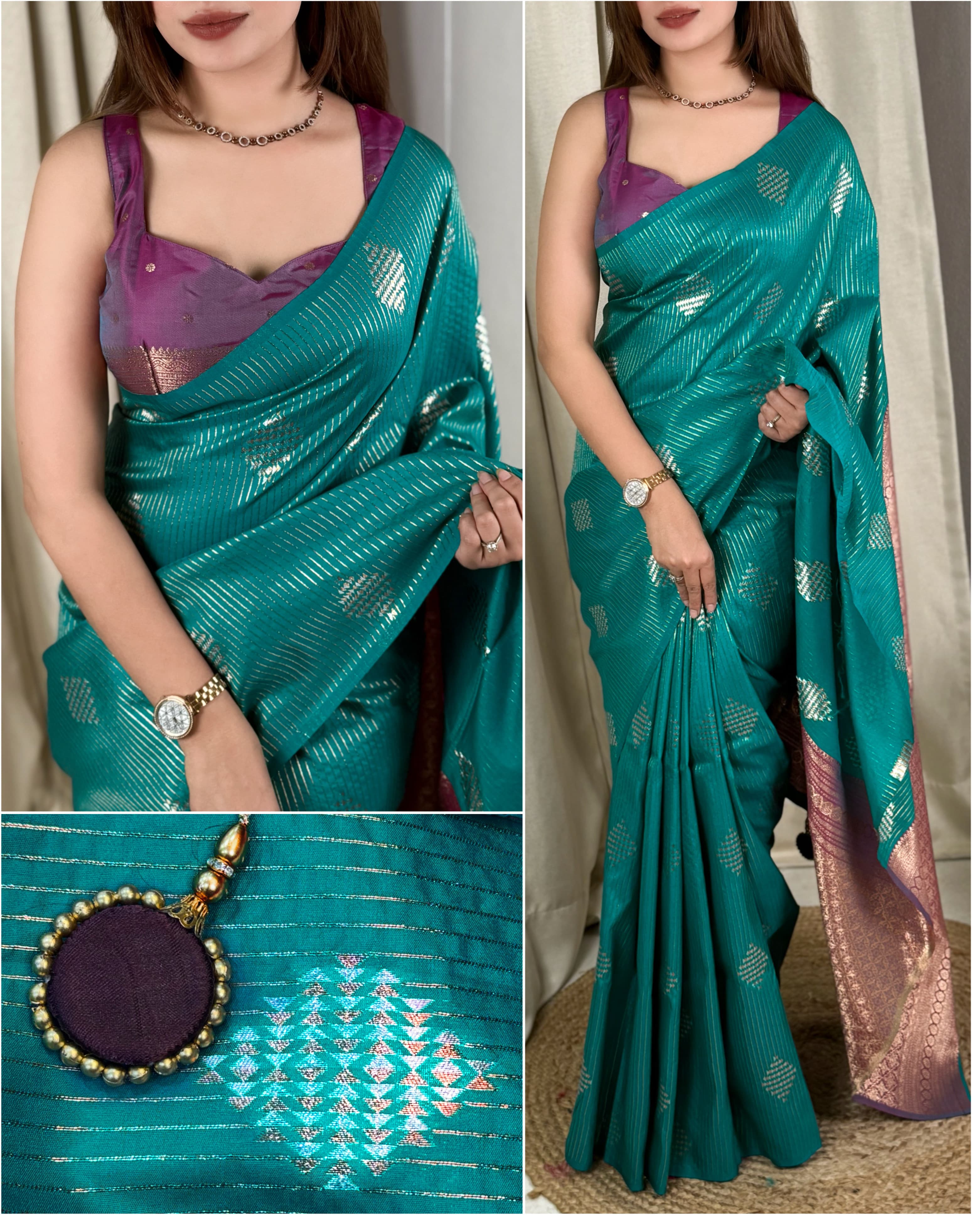 Saanvi Banarasi Silk Saree