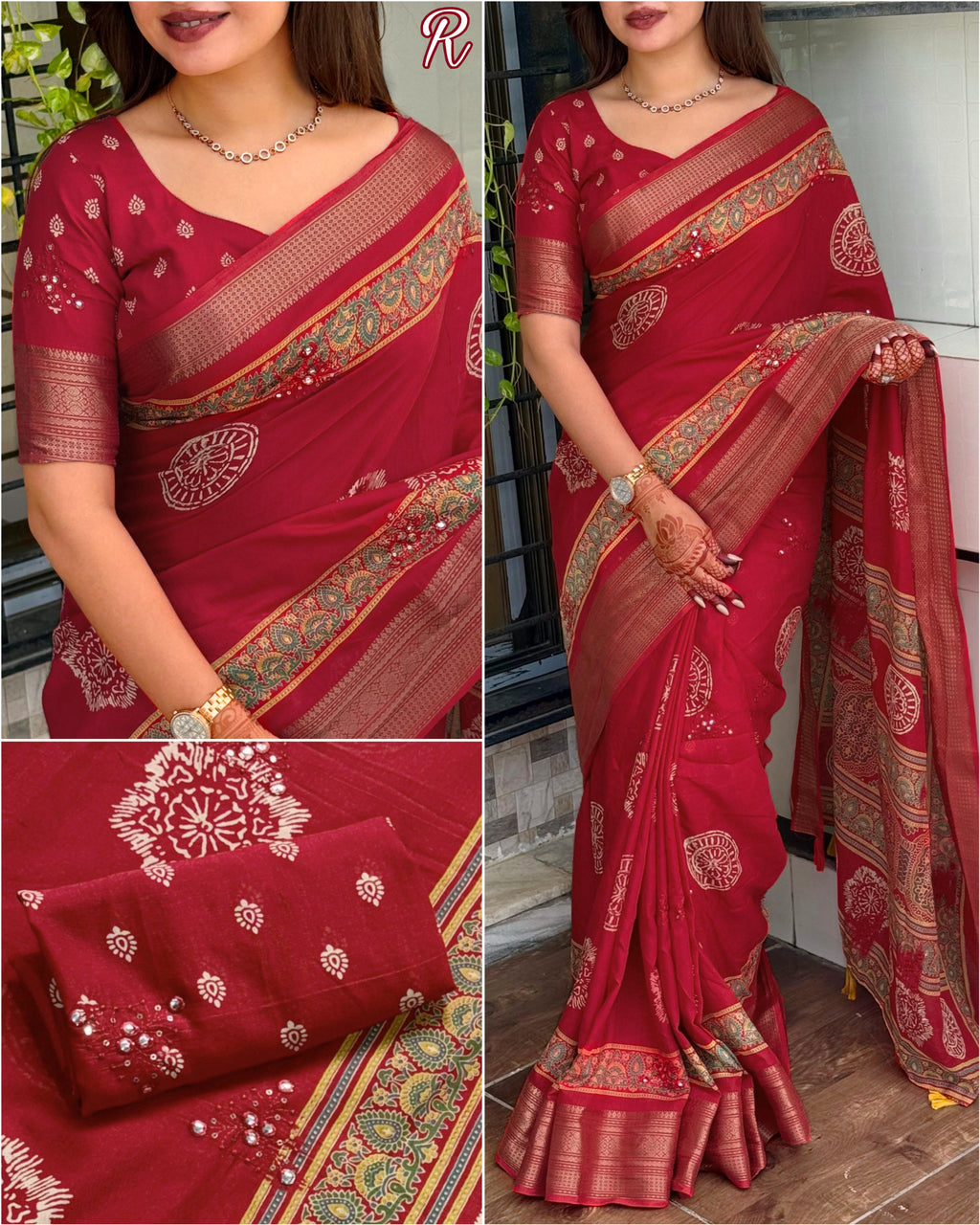 Saree-pure mul cotton