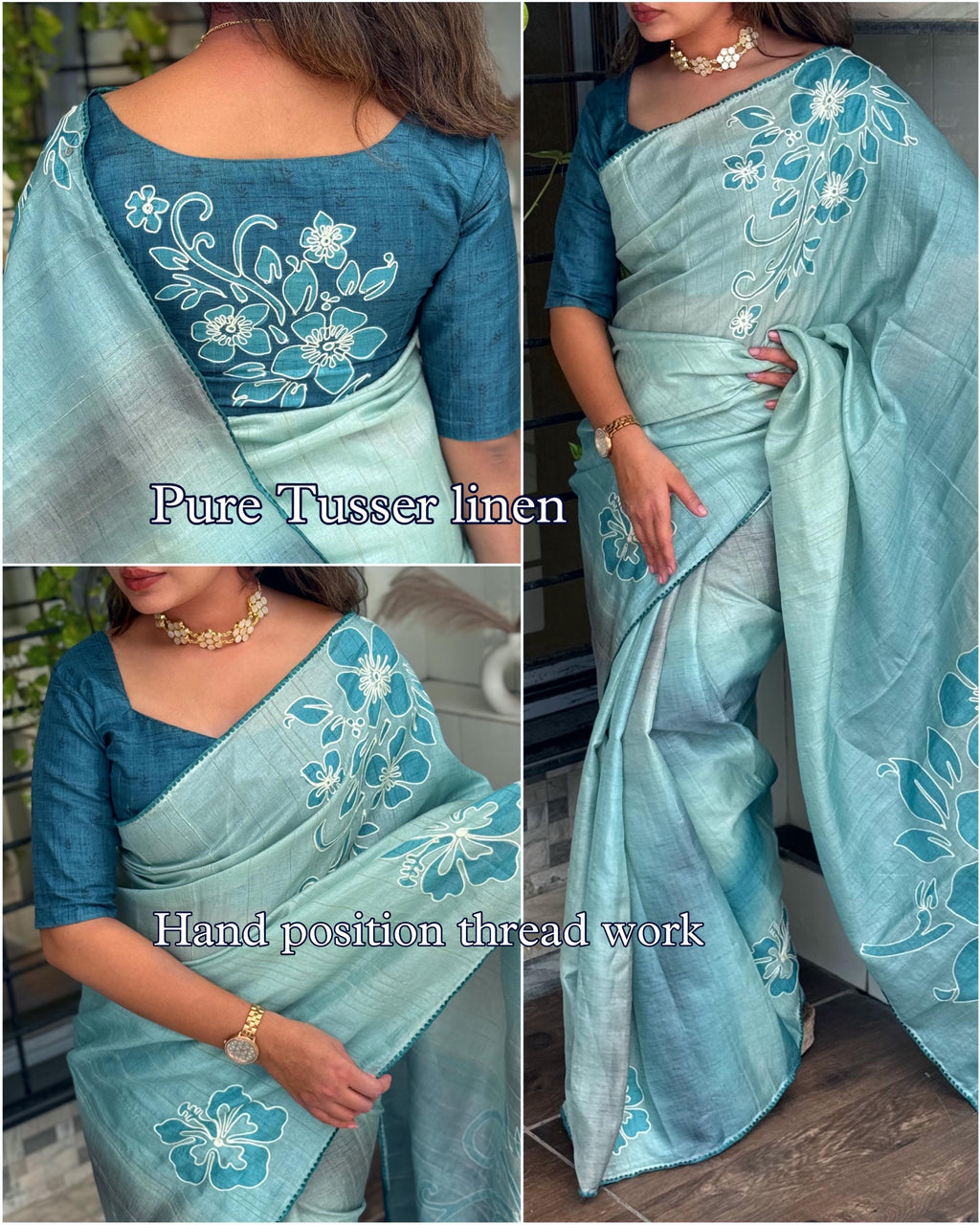 Sandhya Linen Cotton Saree