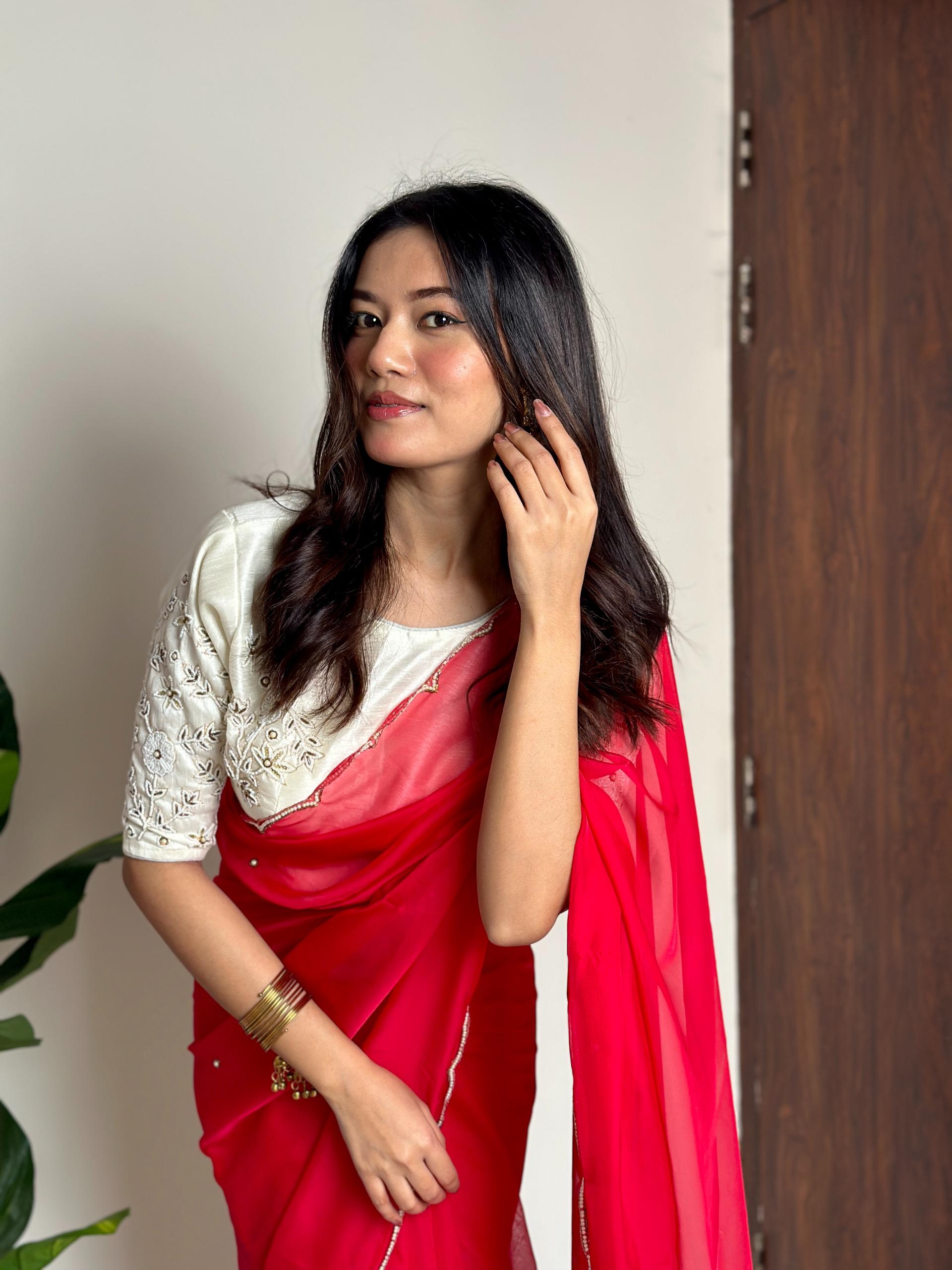 SOFT ORGANZA TEBBY SAREE