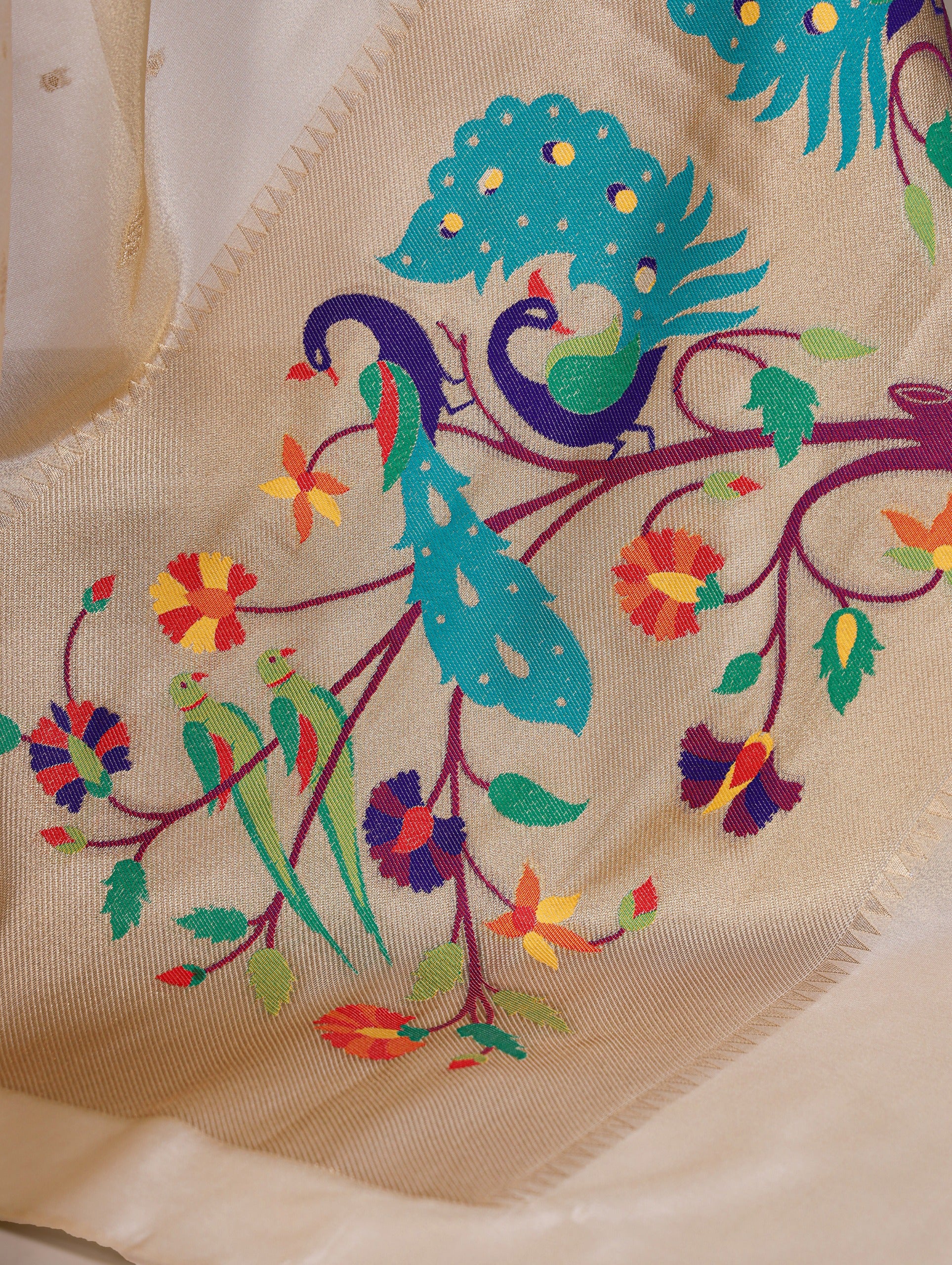 Pujas Special Tissue Paithani Saree