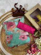 FLORAL HANDIWORK SAREE