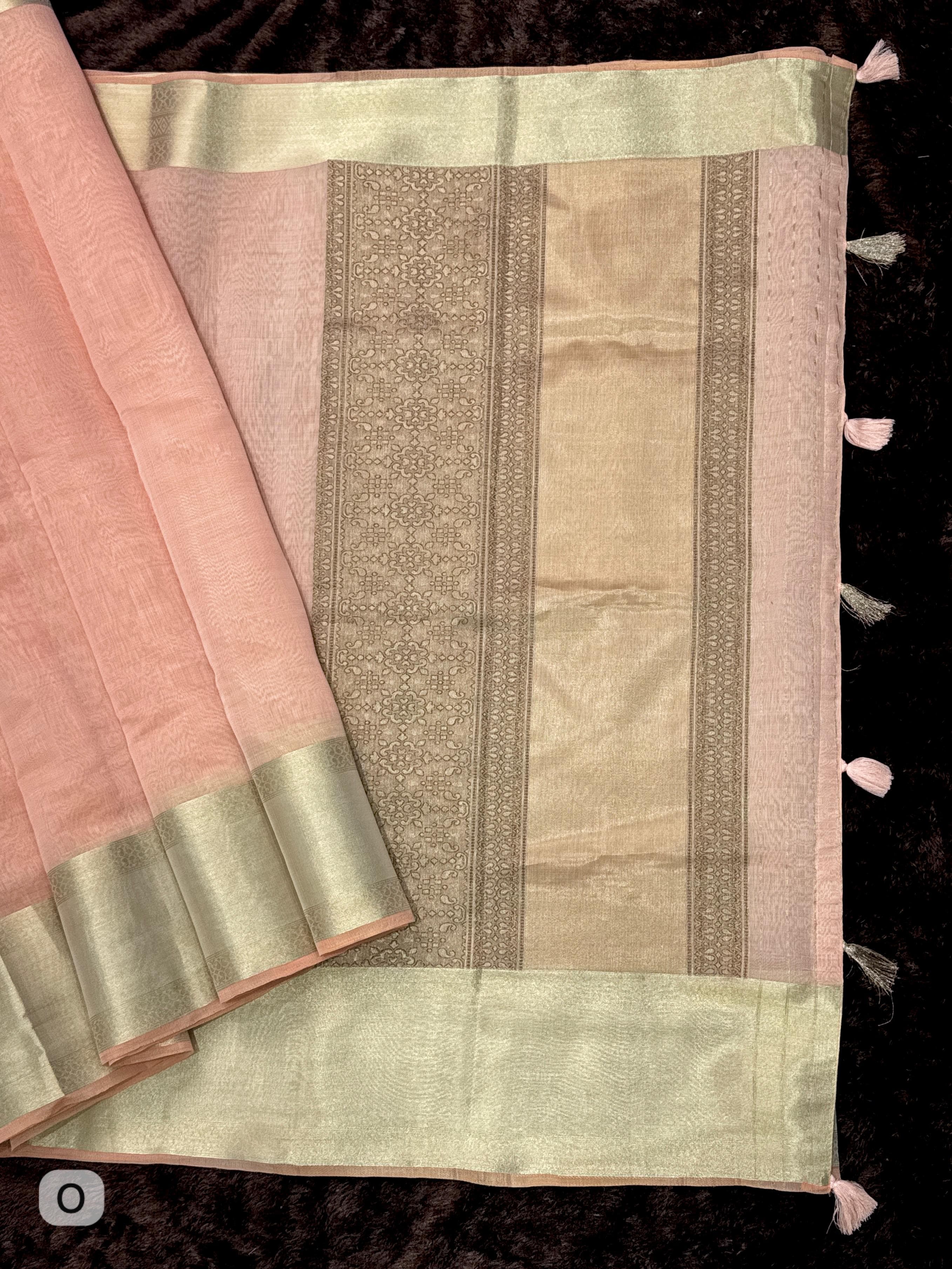 Glass Cotton Light Weight Saree