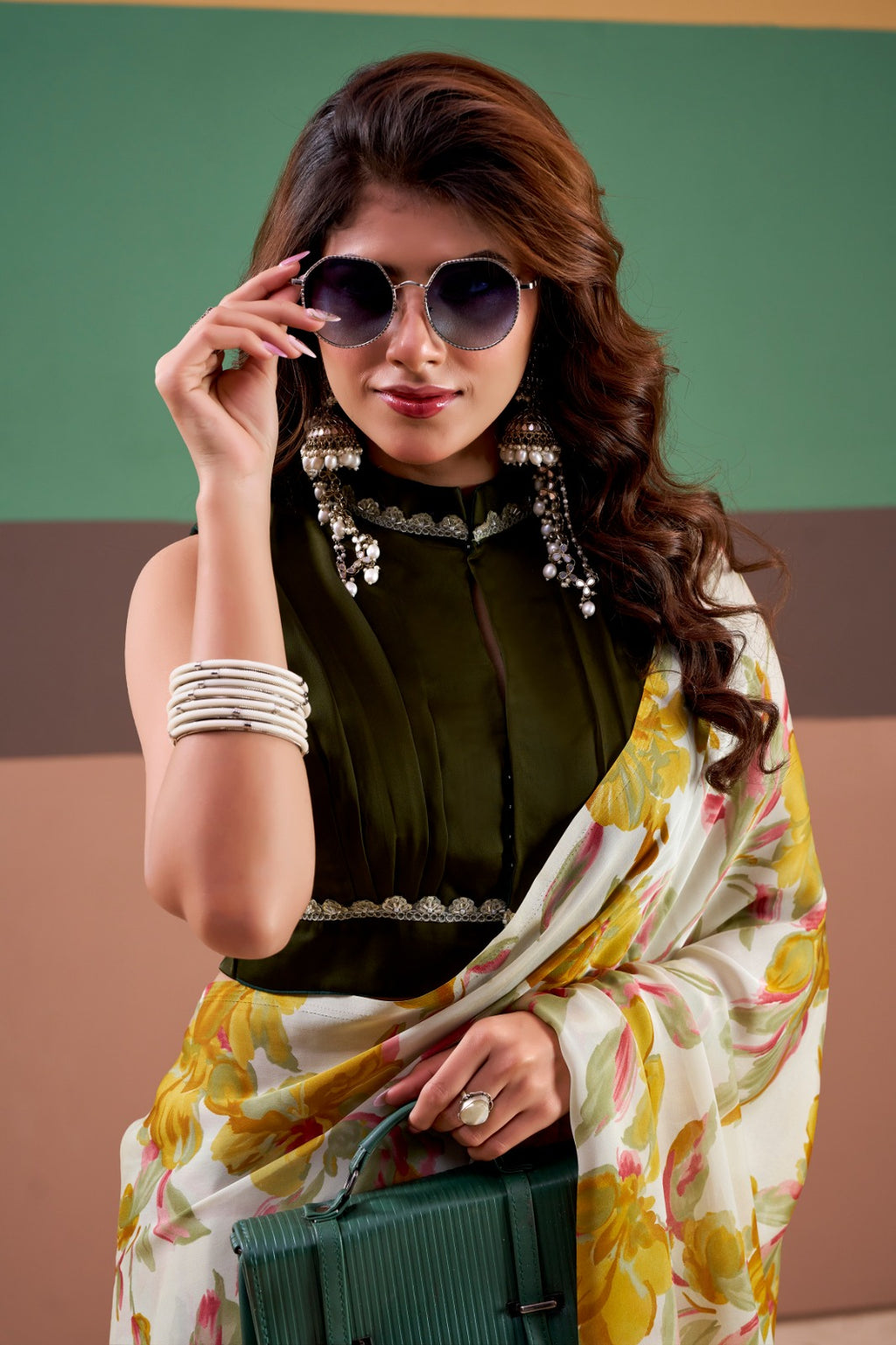 Madhurima Satin Silk Saree