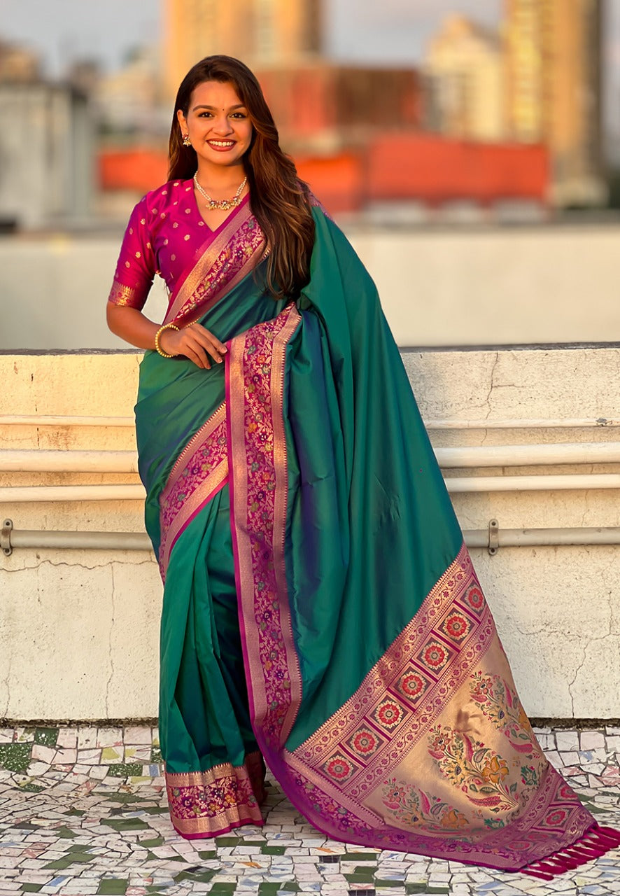 PREMIUM SOFT SILK PAITHANI SAREE