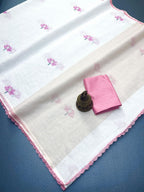 Plain Linen Saree