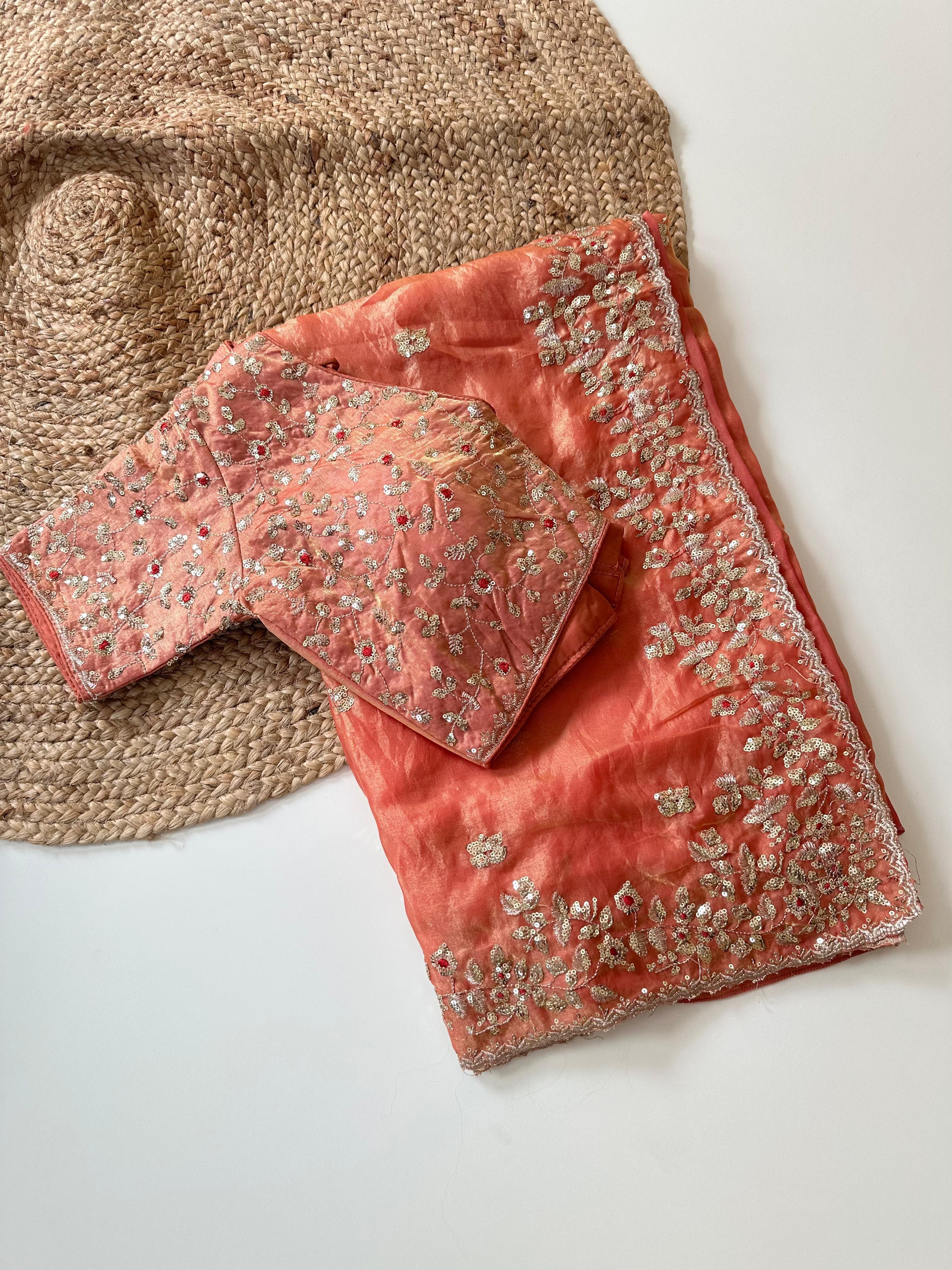 Pure soft Fandy Satin Silk Saree