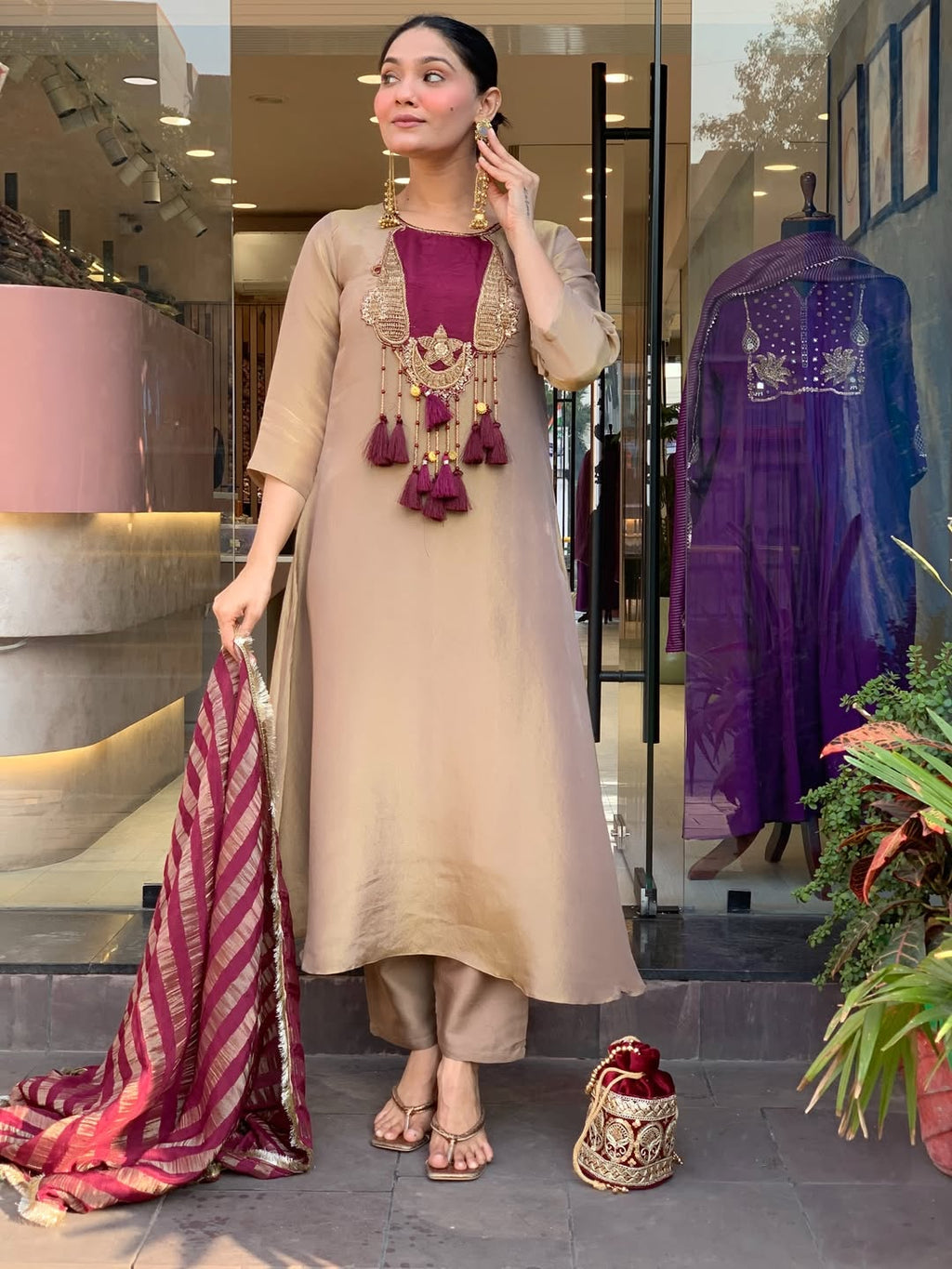 Premium Designer Kurti Pant Set