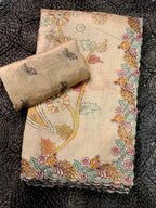 Black Berry Silk Saree