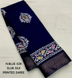 PRINED SAREE BEAUTIFUL COLOR