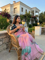 Pure Soft Teby Silk Saree