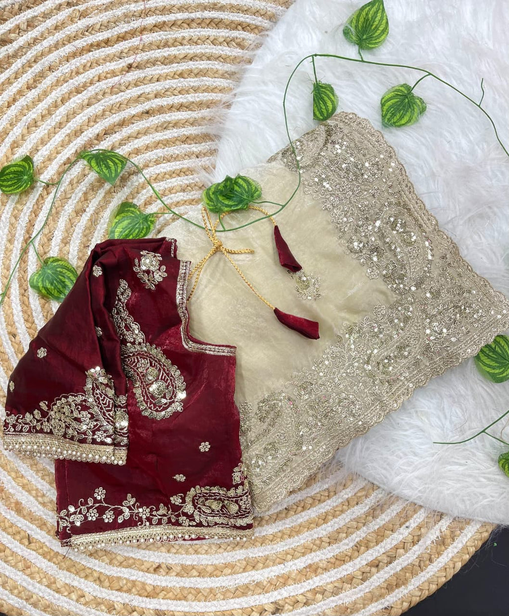 Very soft nd Elegant Rich look Fendy Sartin saree