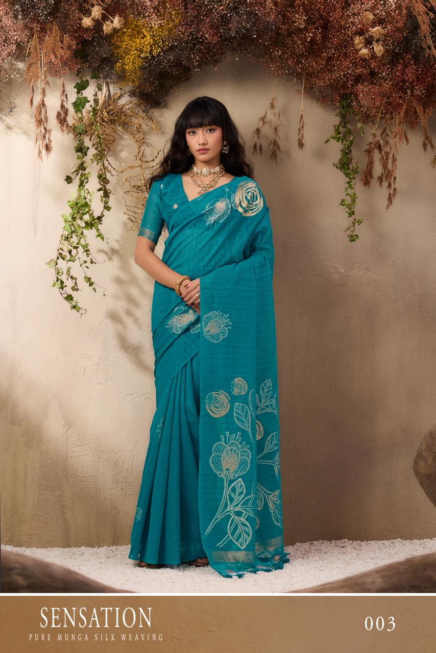 Pure Munga Silk Handloom Weaving Saree