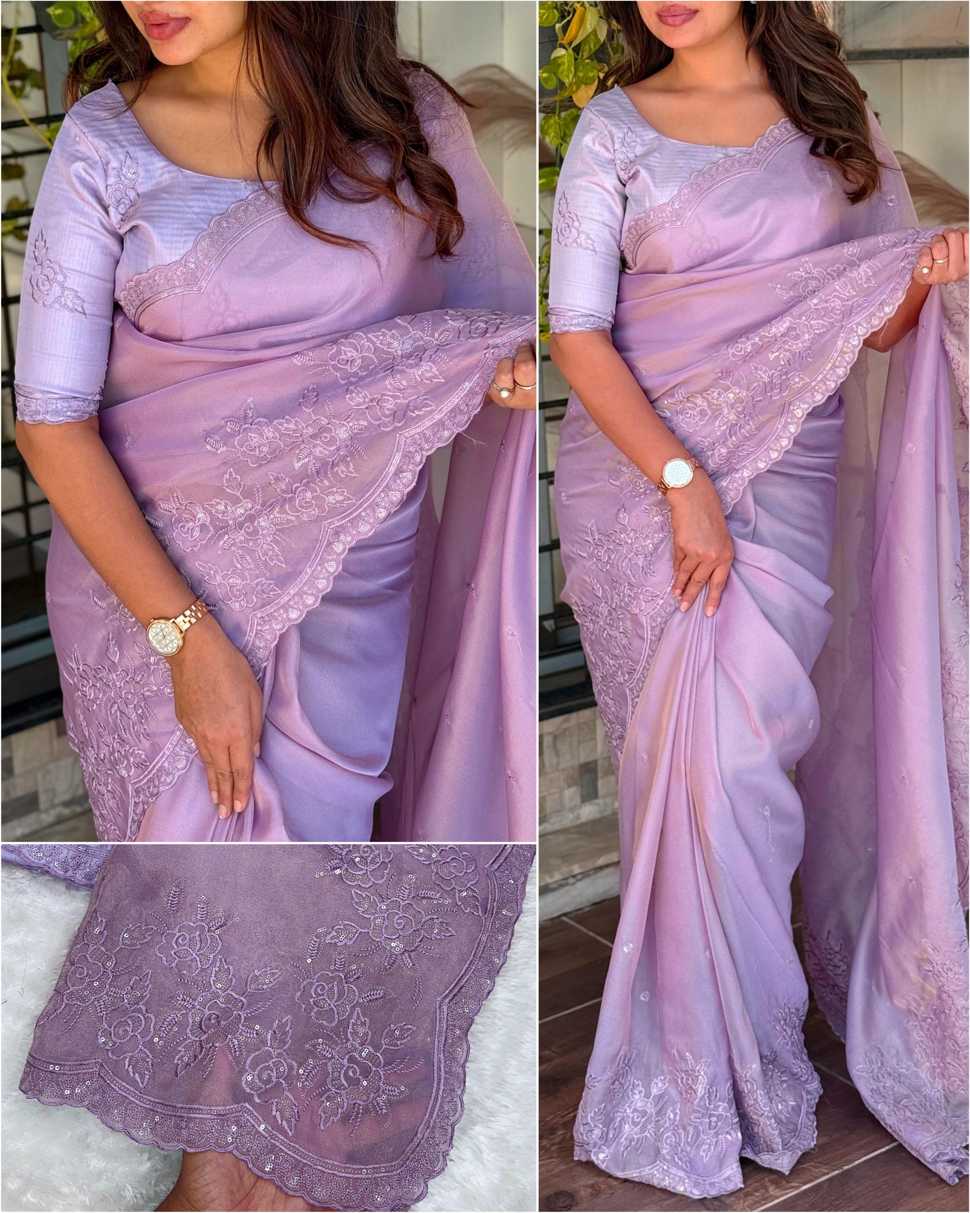 Noor Taspa Organza Saree