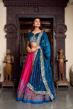 TASAR SILK LEHENGA CHOLI