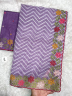 Cotton Satin Special With Our Embroidered Saree