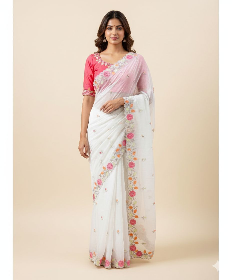 Cruncy Chiffon Sarees