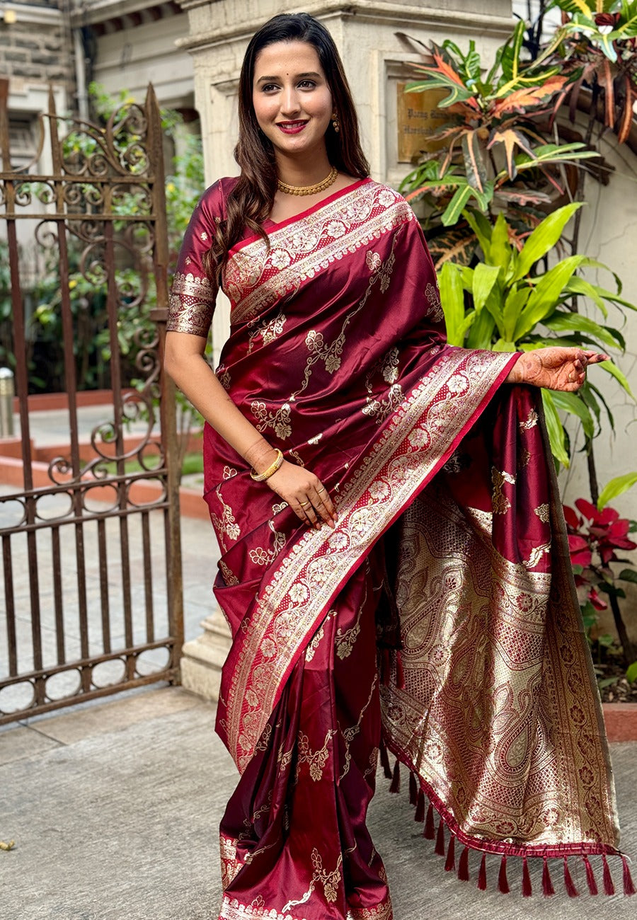 Premium Banarasi Soft Silk Sarees