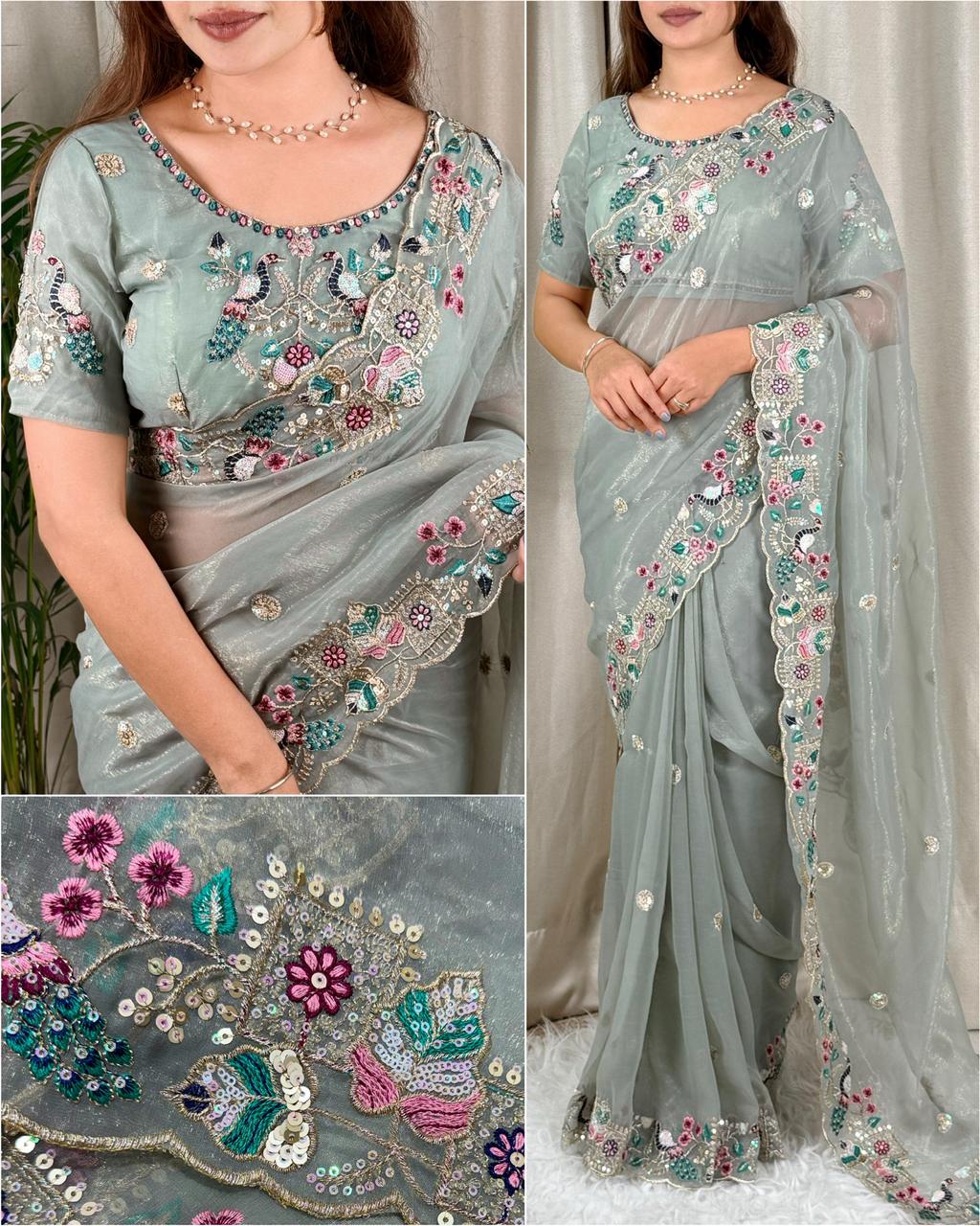 Faguniya Nc Simmer Silk Saree
