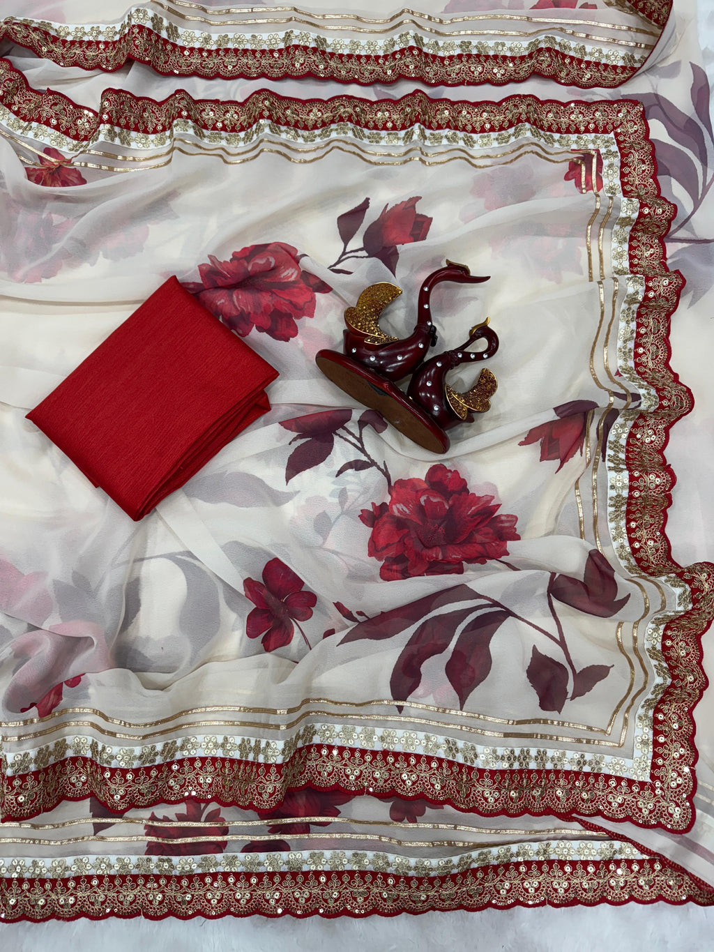 Soft Georgette With Beautiful Floral Print