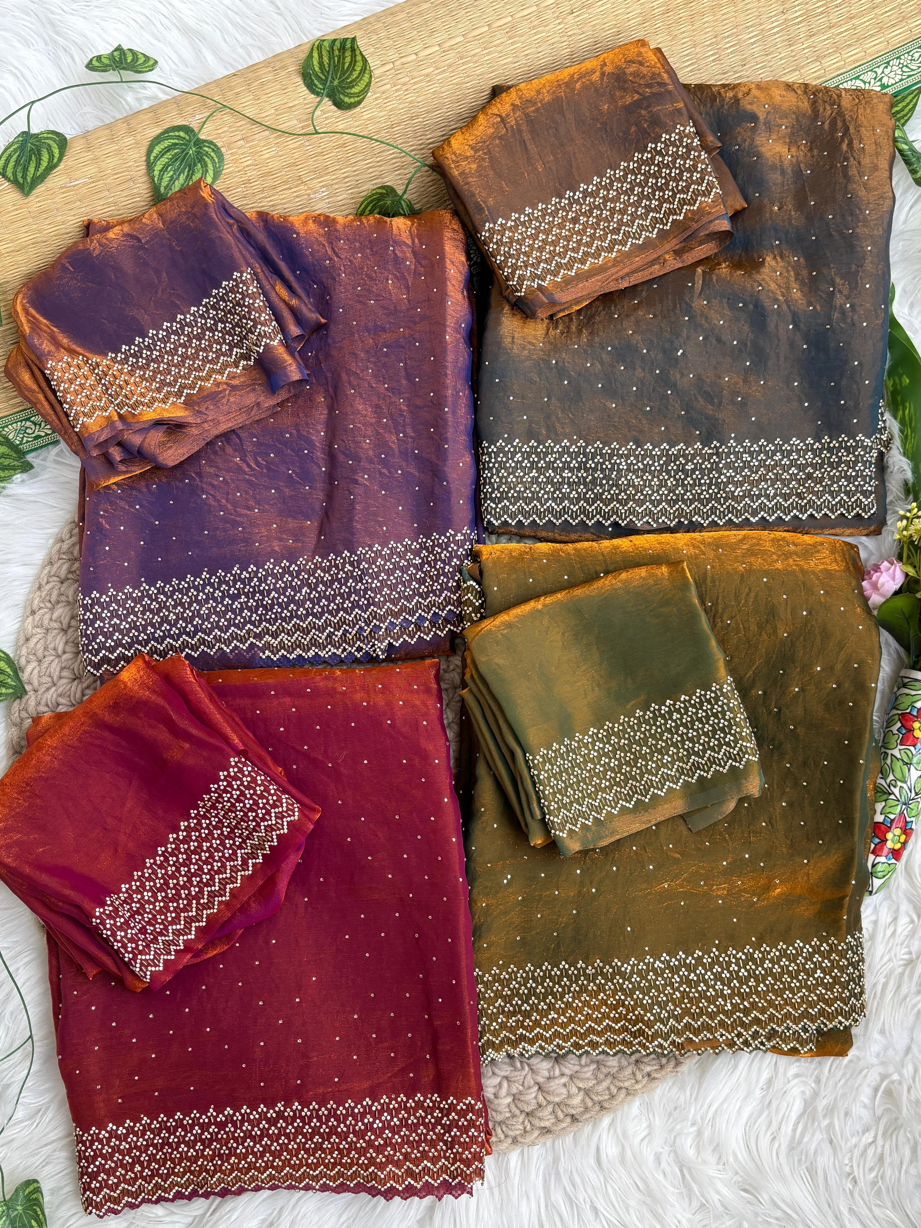Very Soft 2 Ton Fendy Saree