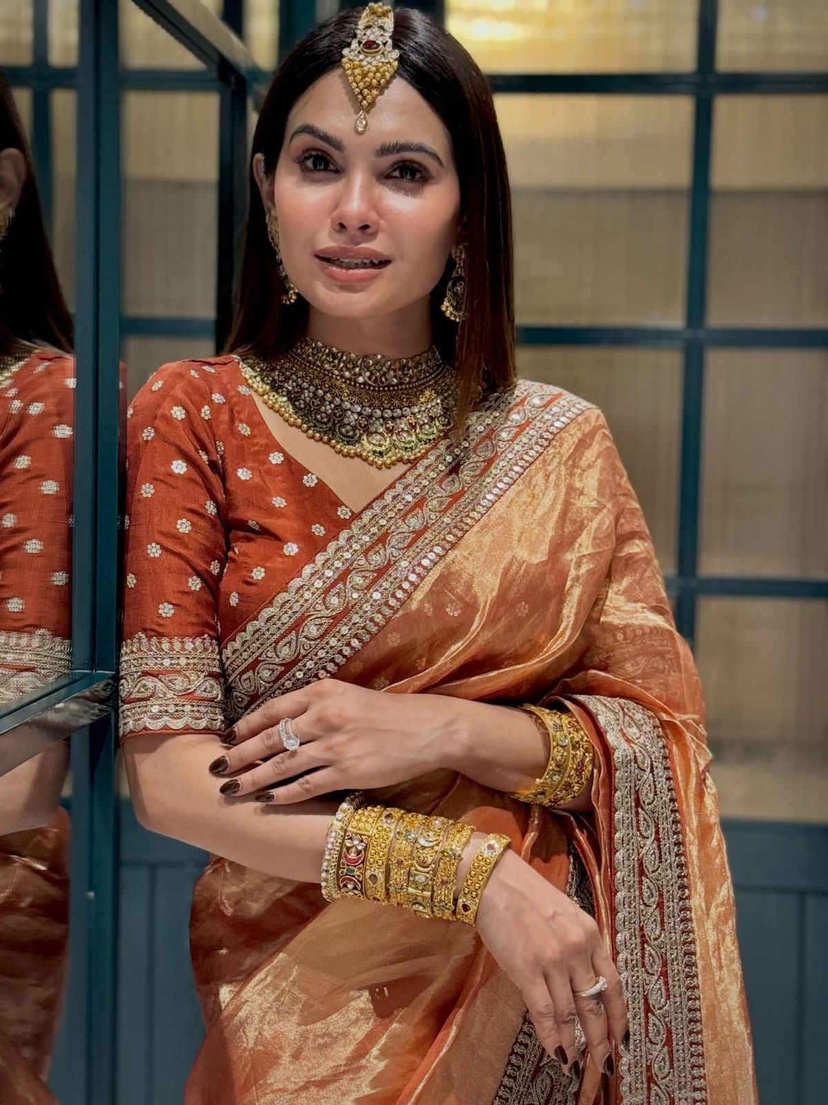 Soft Nc Twill Sequence Saree