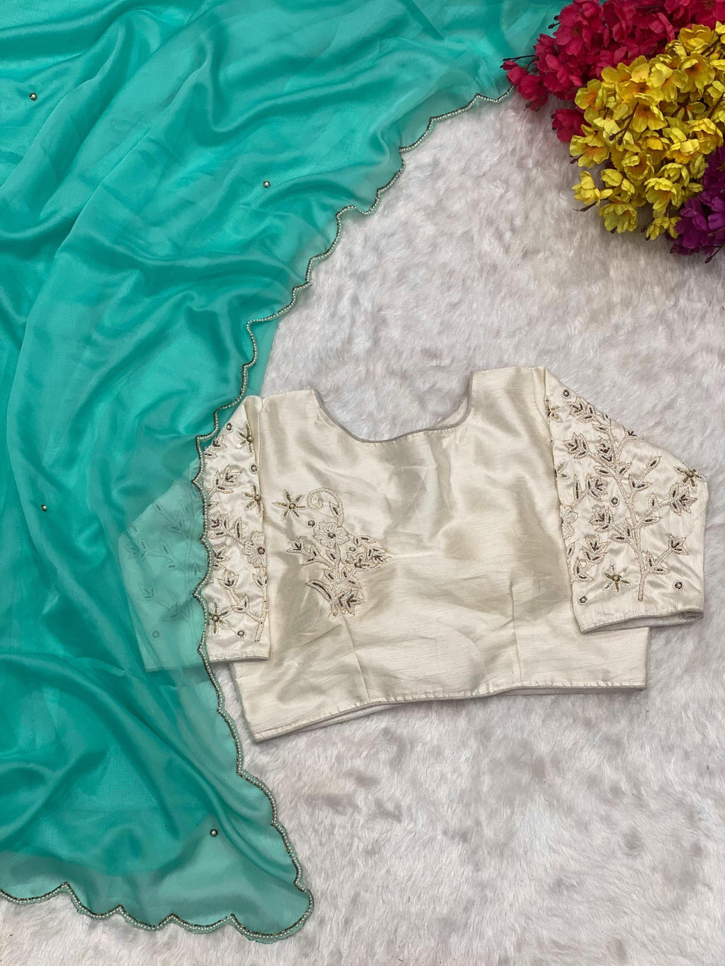 SOFT ORGANZA TEBBY SAREE