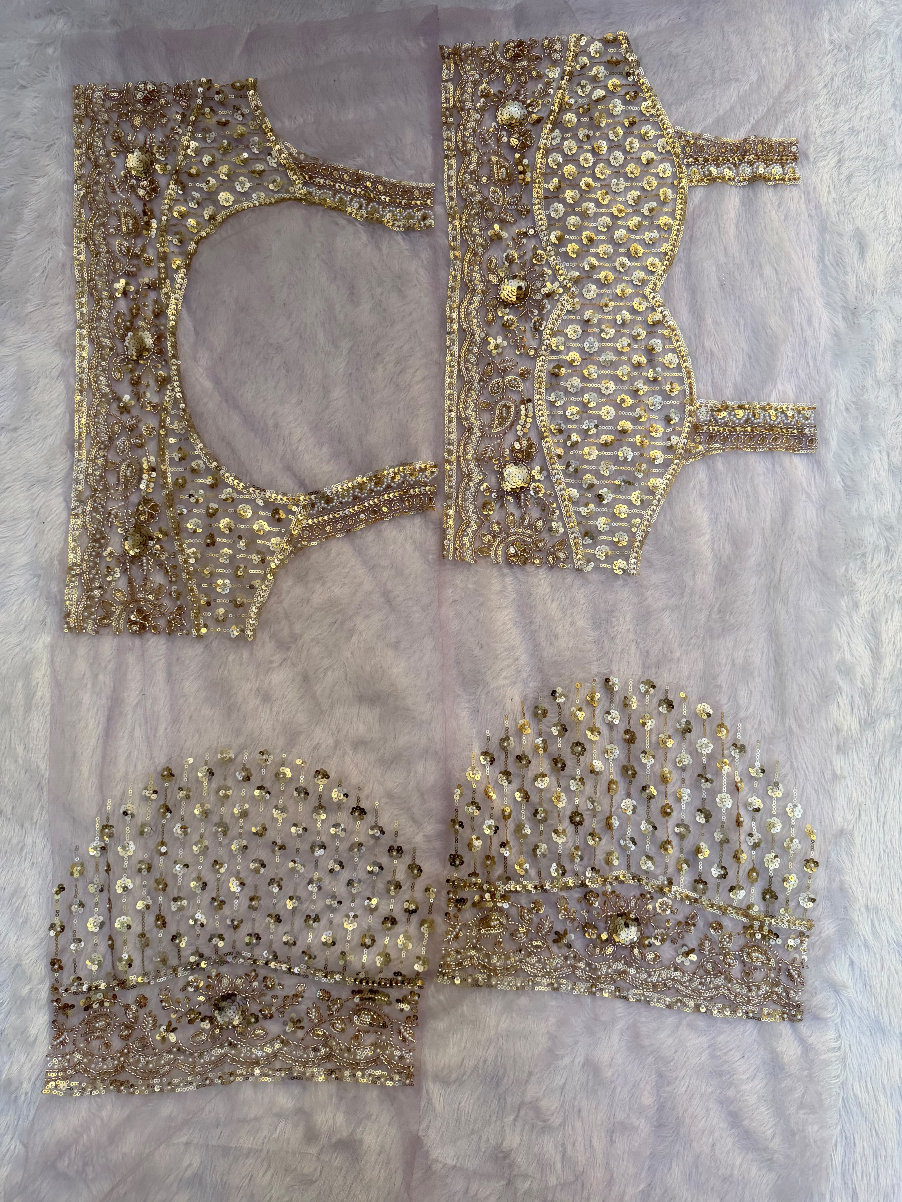 Soft Net Beautiful Sequence wedding Saree