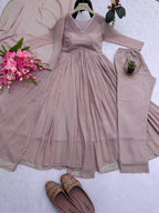 Heavy Faux Georgette Gown