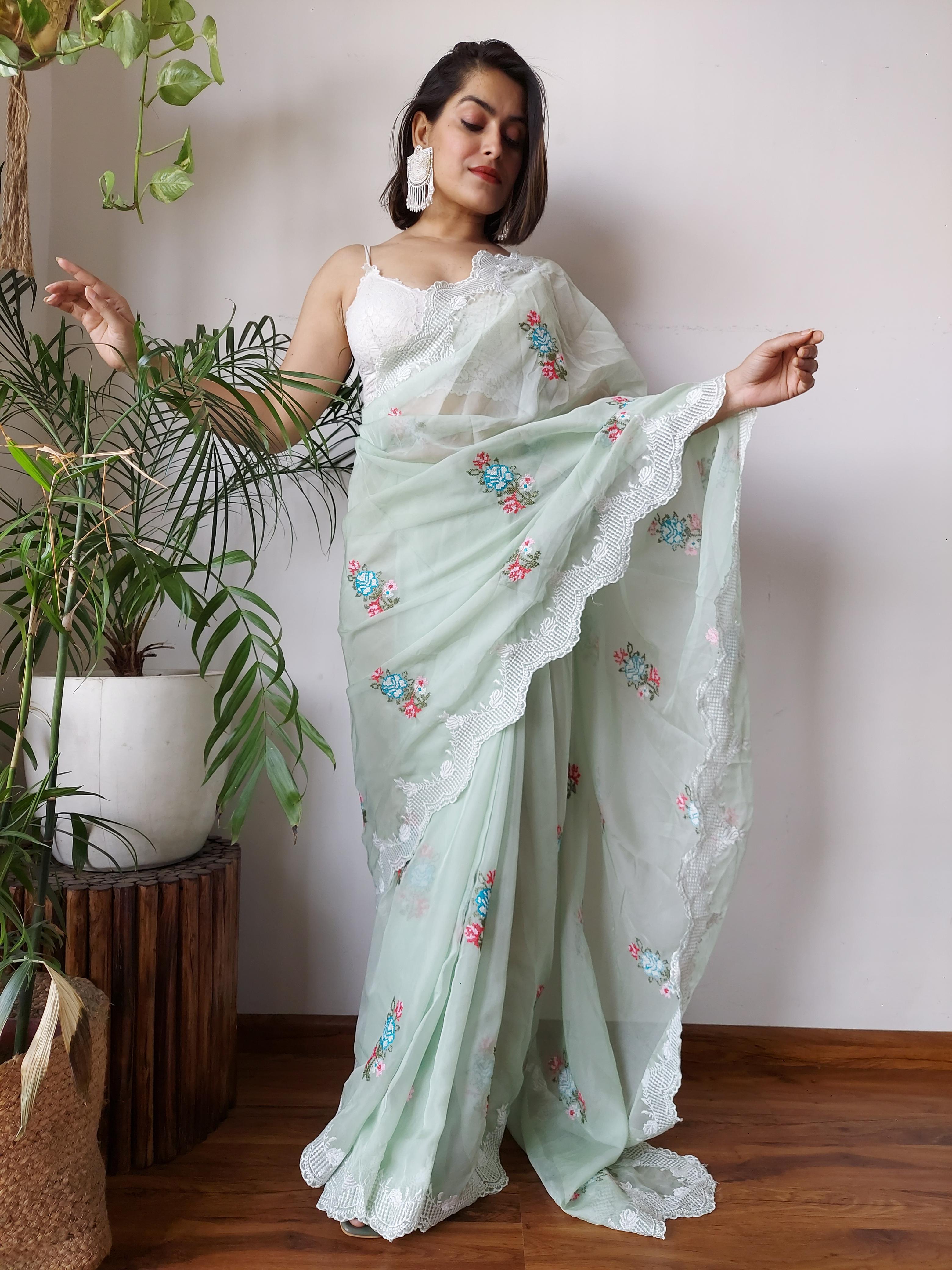 EMBORIDARY WORK SAREE