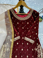 HAVY VISCOS VELVET SUIT