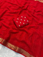 Viscose Georgette Saree