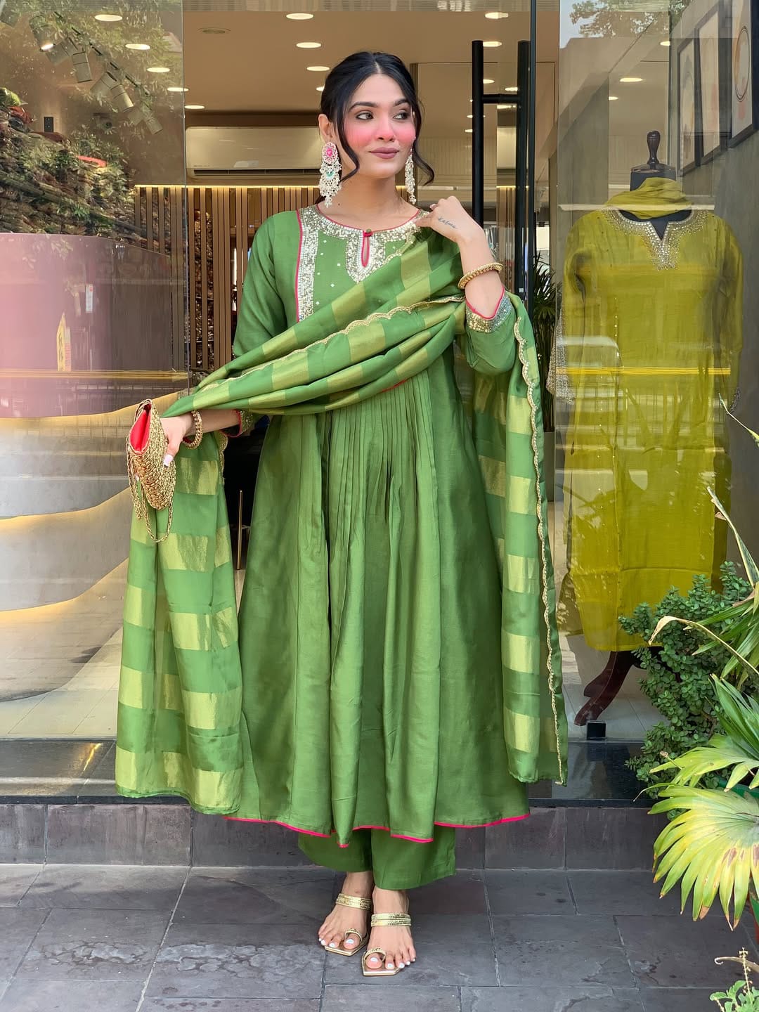 MUL CHANDERI SUITS