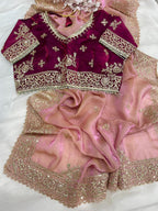 Very soft & elegant rich look fendy sartin fabric