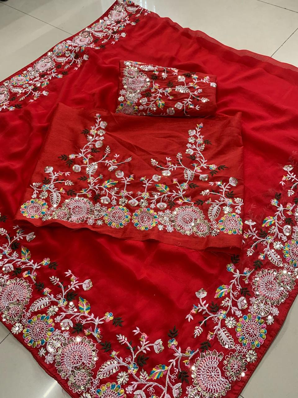 Soft Rangoli Silk Premium Saree